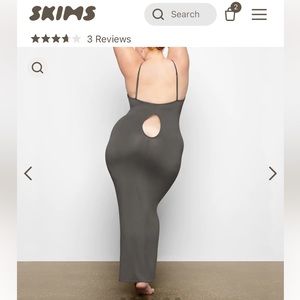 Skims keyhole maxi dress